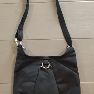 Travelon Black Shoulder Crossbody Bag Purse